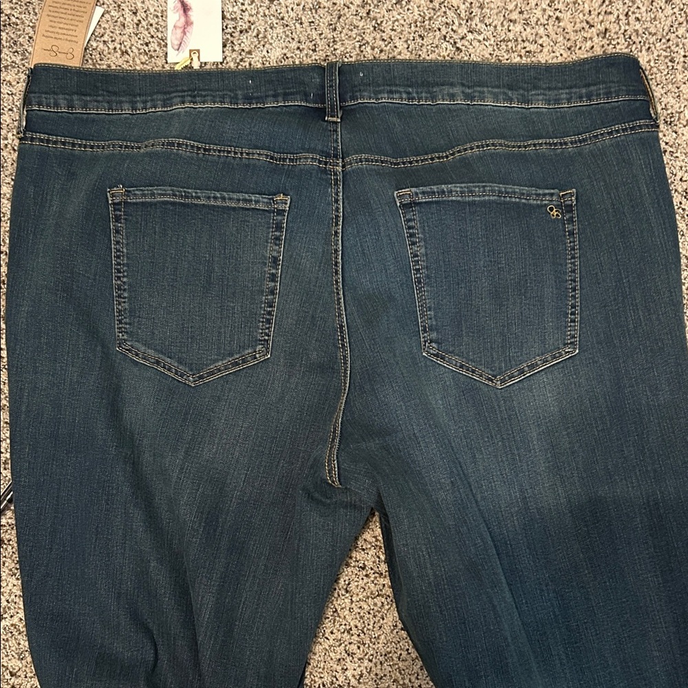Bundle of Women’s Dark Jeans NWT Jessica Simpson and Jean’s Denim plus sz - Picture 5 of 12